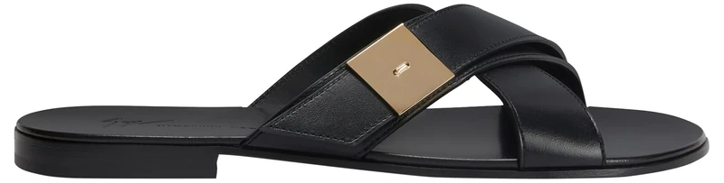 Giuseppe Zanotti, Flavien Crowned, Black, Leather, 16