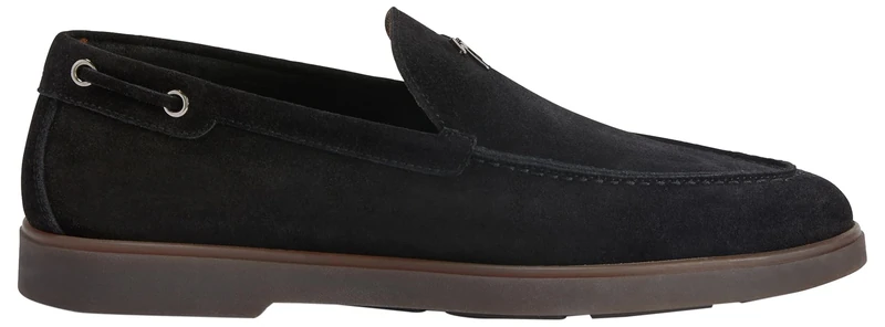 Giuseppe Zanotti The Maui Men's Black Suede Loafers - Size 10