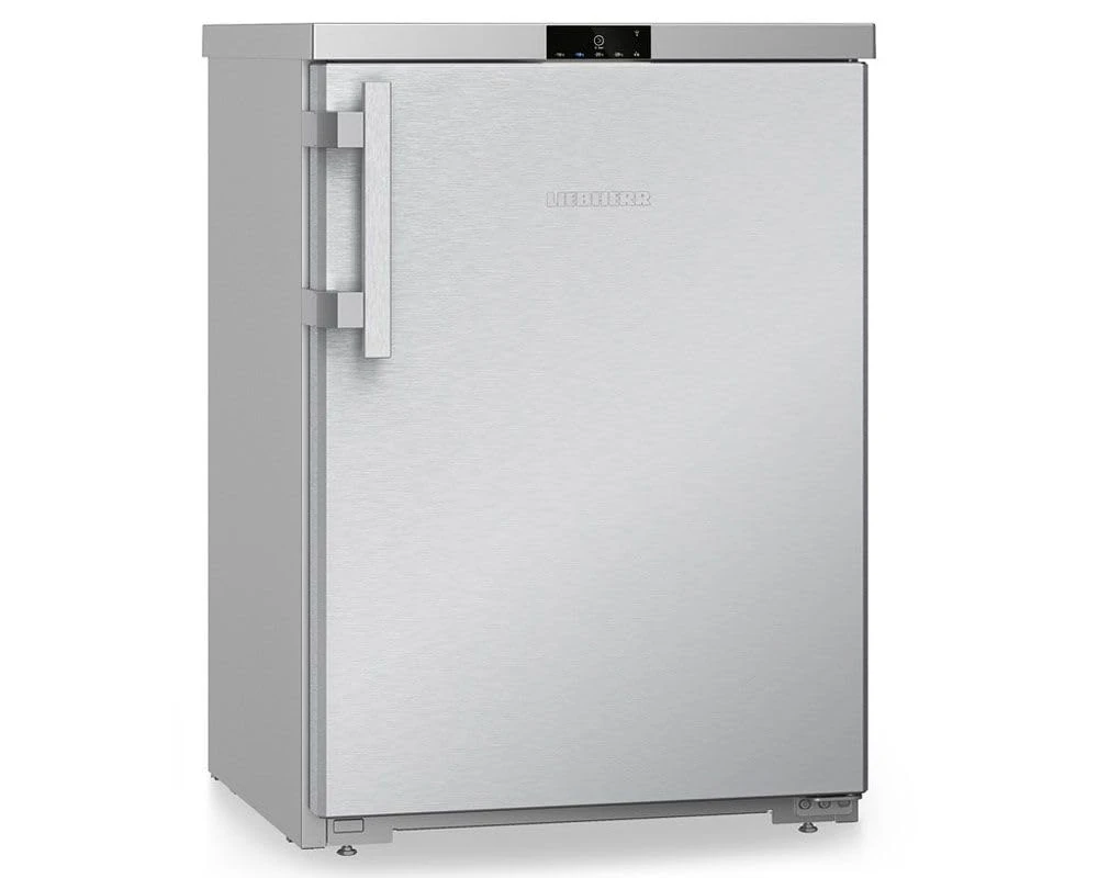 Liebherr Plus FNsddi1624 60cm Wide Frost Free Undercounter Freestanding Freezer - 4 Freezer Compartments - 93 Litre Capacity - LED Compartment Lighting - Suitable for Outbuildings -Stainless Steel