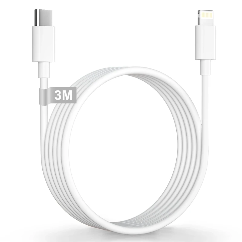 USB C to Lightning Cable 3M [MFi Certified], Extra Long iPhone Charger Cable Type C to Lightning Cable i Phone Cable Fast Charging iPhone Wire Lead Cord For Apple 14/13/12/11/X/XS/XR/8/7/iPad/AirPods