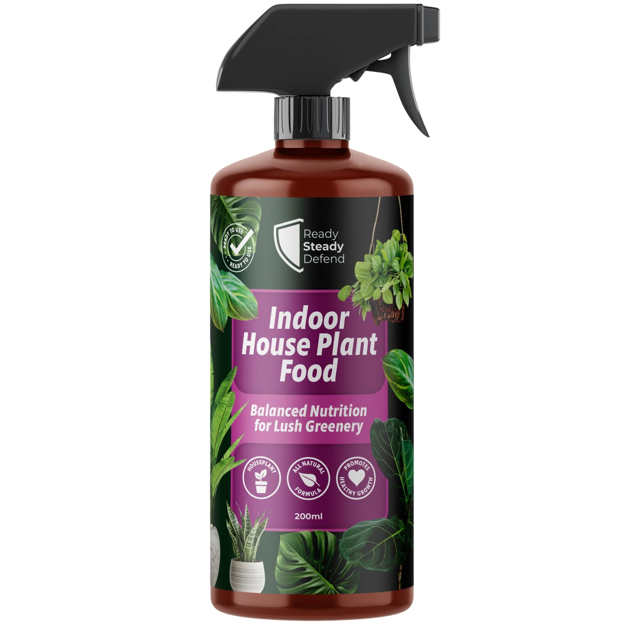Indoor House Plant Food Spray | All-Natural Formula with Seaweed Extract | Promotes Healthy Growth | Ideal for Both Indoor and Outdoor Use | Organic & Biodegradable