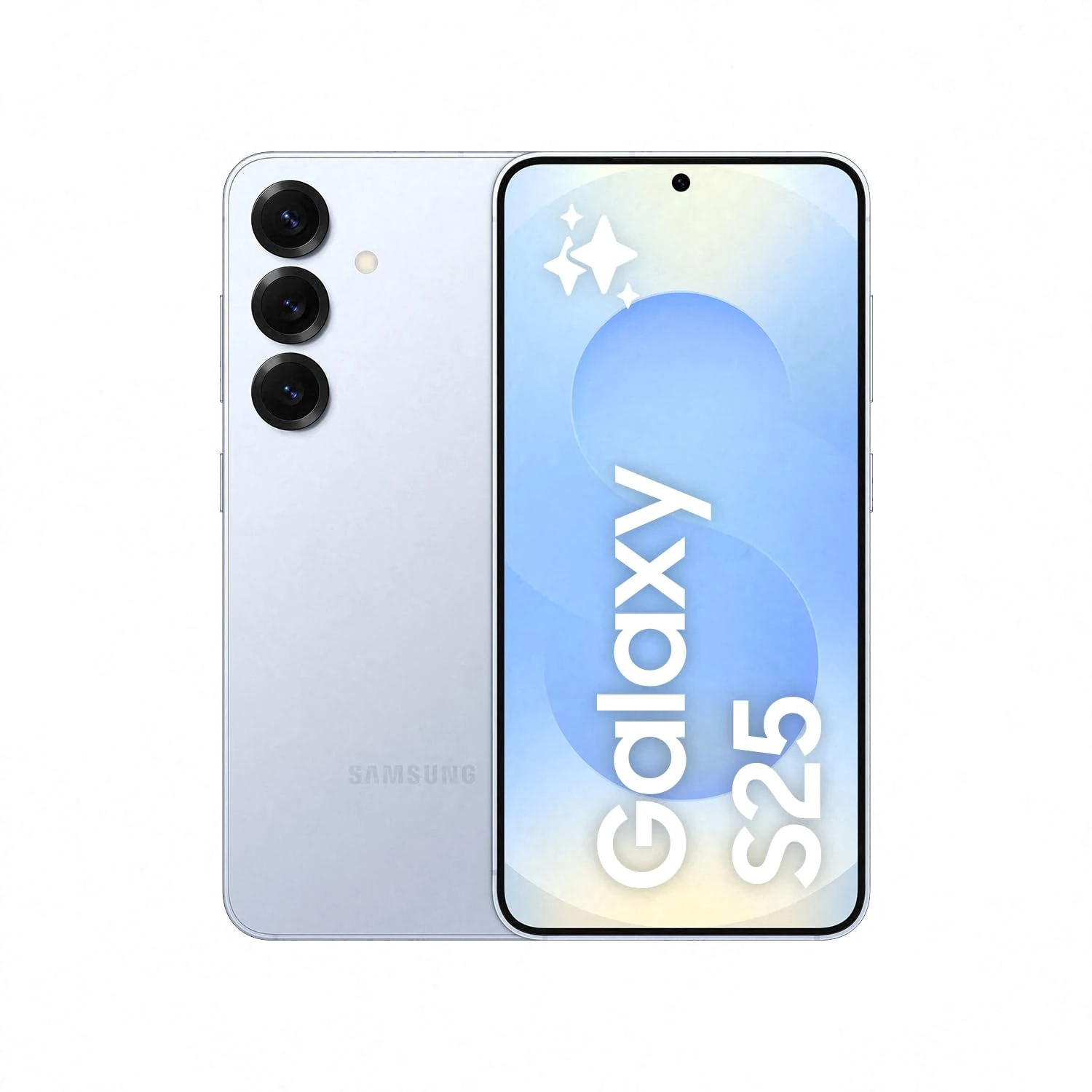 Samsung Galaxy S25 AI Smartphone, Galaxy AI, 12GB Memory, 128GB Storage, 50MP Camera, Icy Blue, 3 Year Manufacturer Extended Warranty (UK Version)