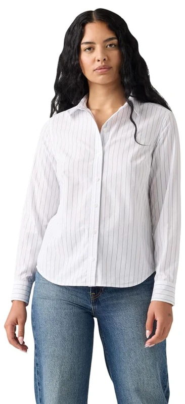 Levi's Men's Woven Shirt, Colour Addie Pin Stripe V2, Size S, Addie Pin Stripe V2, S