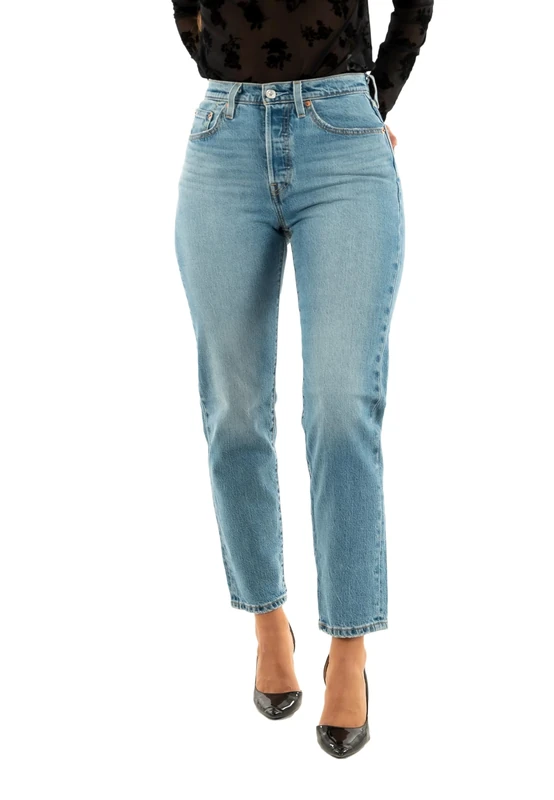 Levi's Women's 501 Crop Jeans, Where to Now Ndx, 24W / 26L