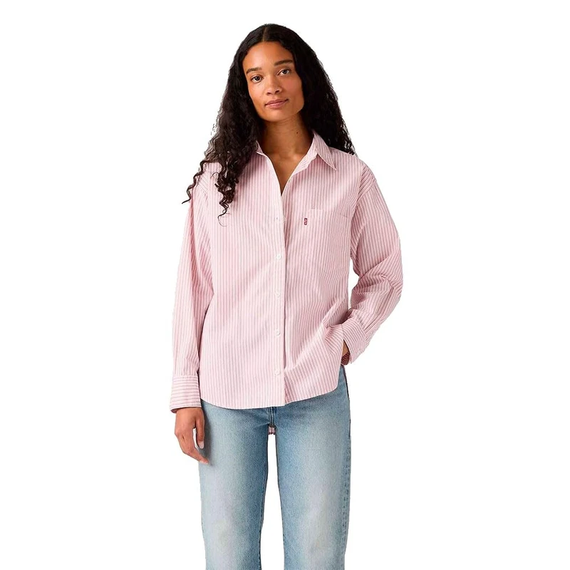 Levi's Men's Woven Shirt, Colour Rachel Stripe Peachs, Size L, Rachel Stripe Peachs, L