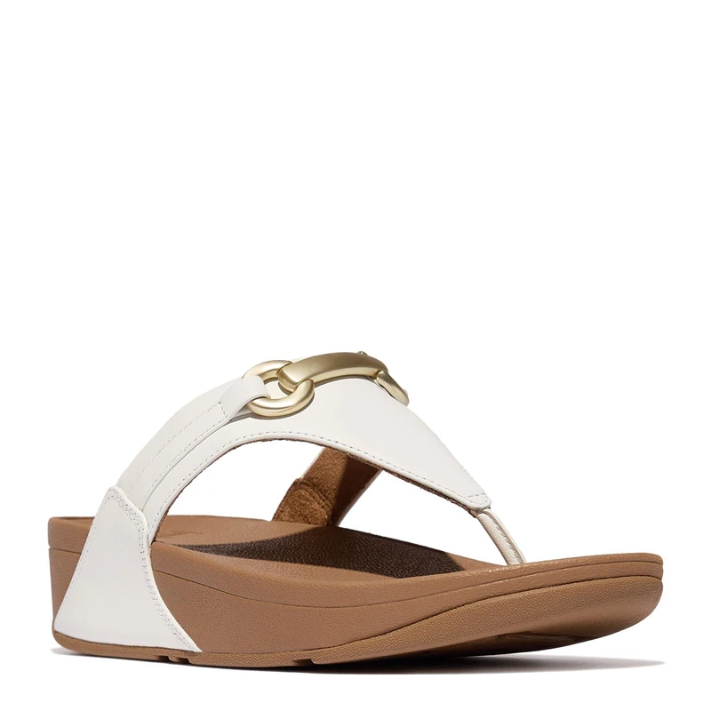 Fitflop LULU CHUNKY-SNAFFLE LEATHER TOE-POST SANDALS