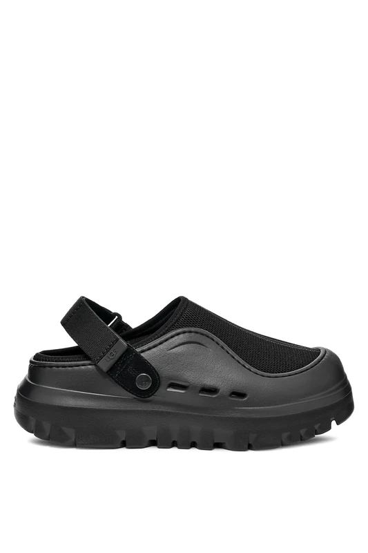 UGG Men's M PEAKMOD Slippers, Black, 8 UK - Image 1