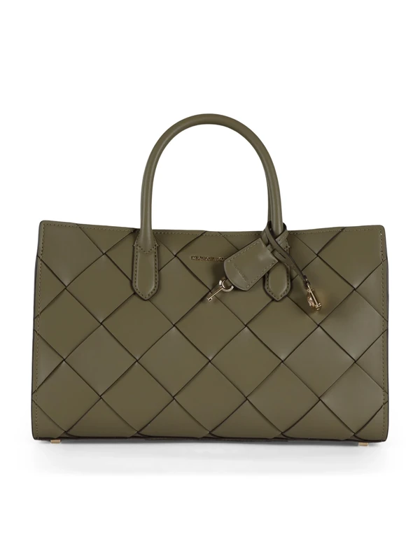 Michael Kors 30S5GETS2L-367 MD EW SATCHEL Female SAFARI GREEN Size One Size