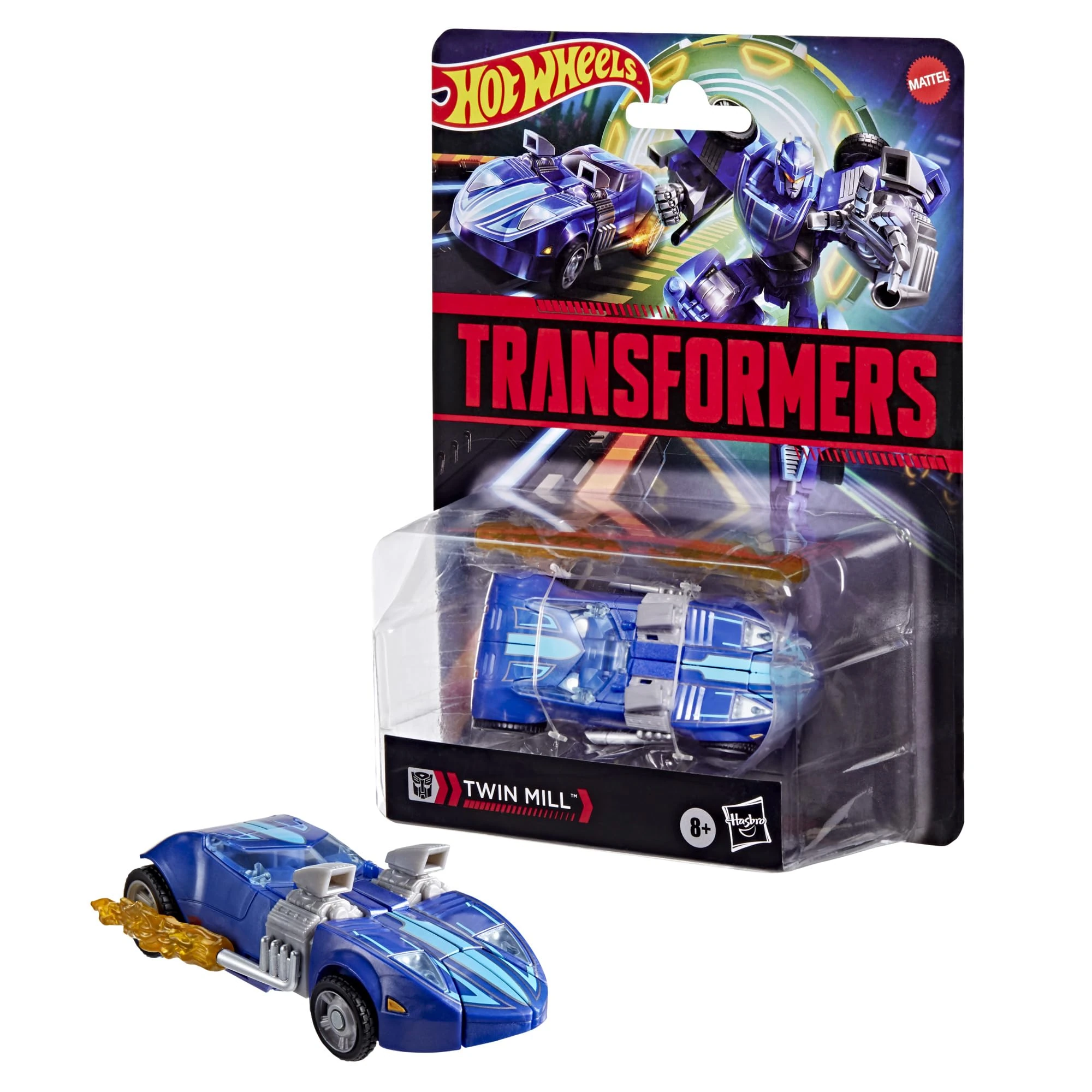 Transformers Collaborative Hot Wheels® x Twin Millä Converting Action Figure