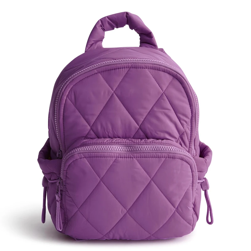 Vera Bradley Women's Featherweight Small Banbury Backpack Bookbag, Iris Orchid, One Size - Image 1