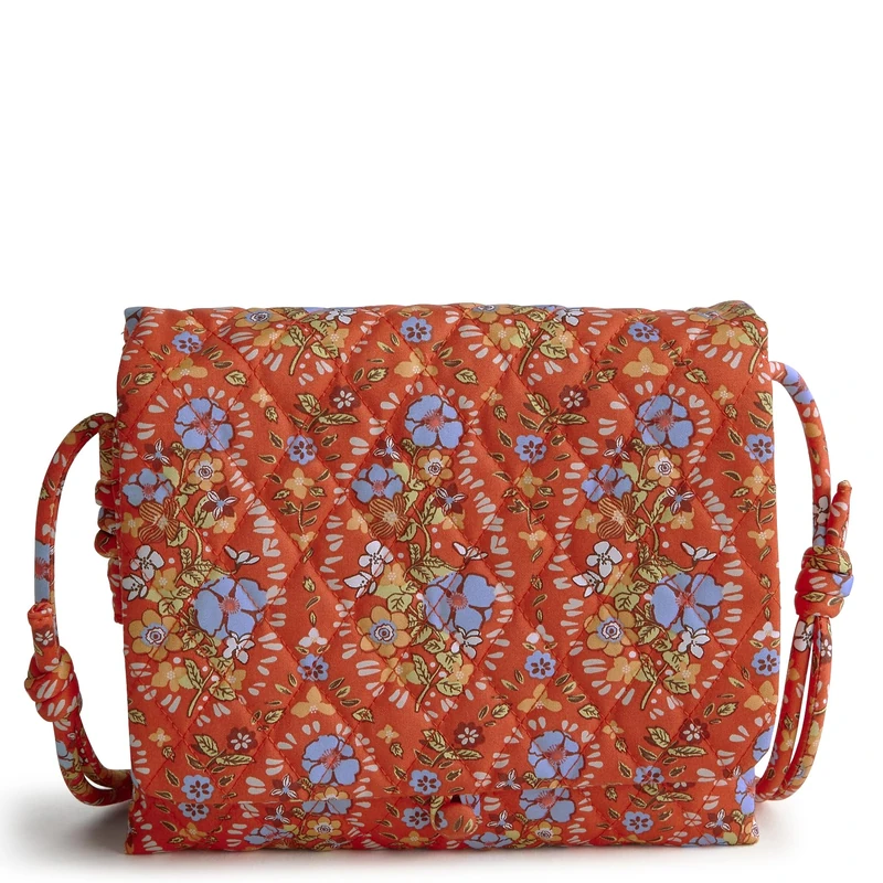 Vera Bradley Premium Cotton Baird Hipster Crossbody Bag, Garden Paisley, One Size - Image 1