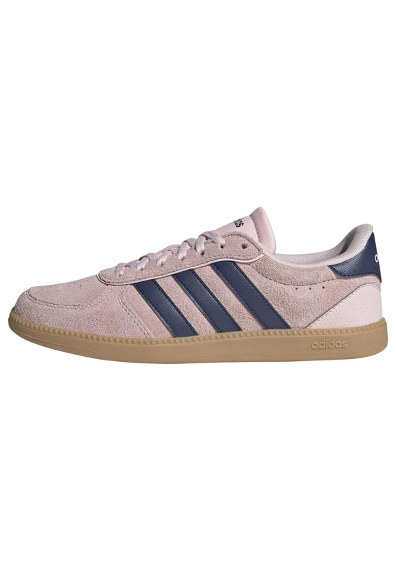 adidas Women's Breaknet Sleek Shoes, Clear Pink/Dark Blue/Gum 3, 3.5 UK