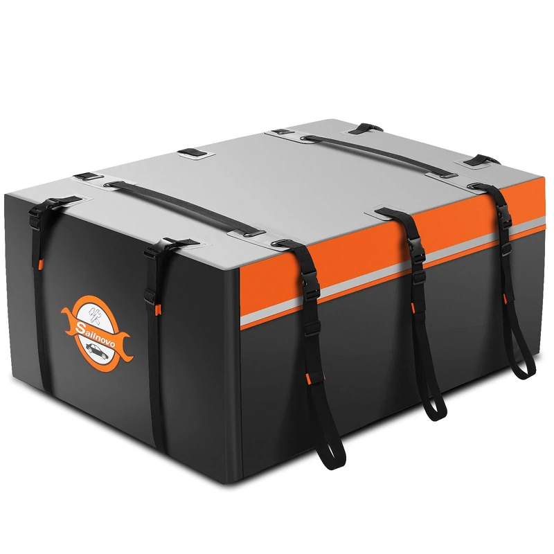 Sailnovo Techo, coche, impermeable, amplio, con 6 correas estables, almohadillas antideslizantes