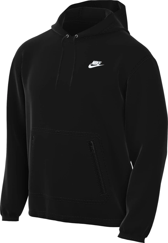 Nike Men's Club Fleece Winterproof Hoodie for Men Hoodie Black/White