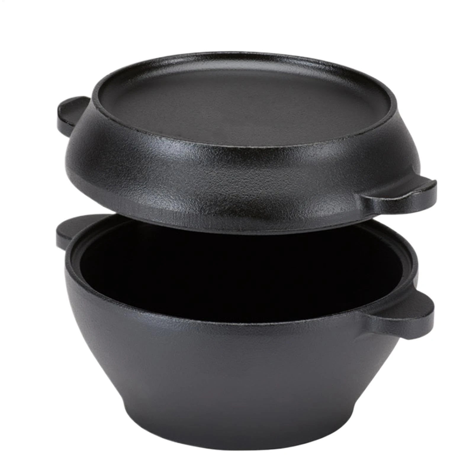 Double Handles Dutch Oven, High Performance Dutch Pot, Heavy Duty Cast Iron Pot, Sturdy Dutch Oven for Cooking, Cast Iron Bread Pot for Bread Cooking and Baking, Outdoor
