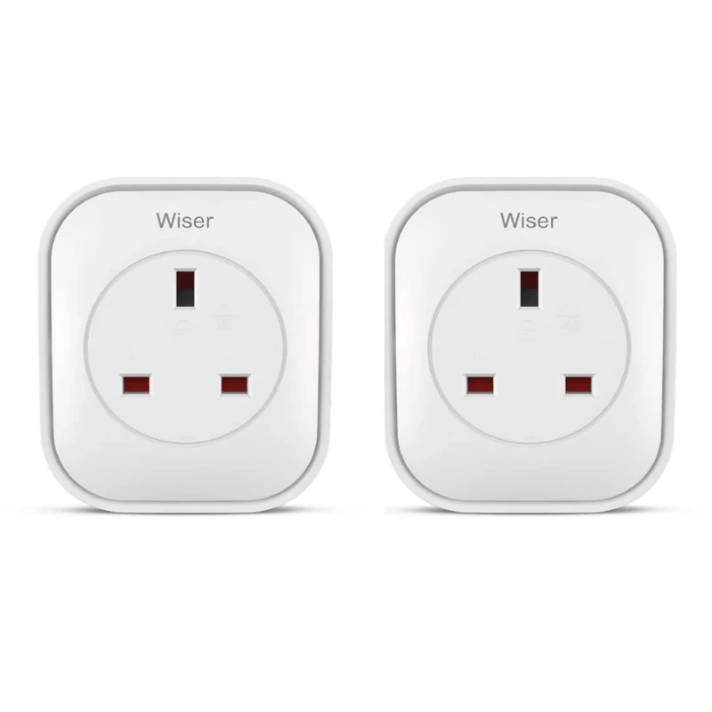 Wiser By Drayton Smart Plug (2 Pack) & Smart Heating System Range Extender - Works with Amazon Alexa, Google Home, IFTTT