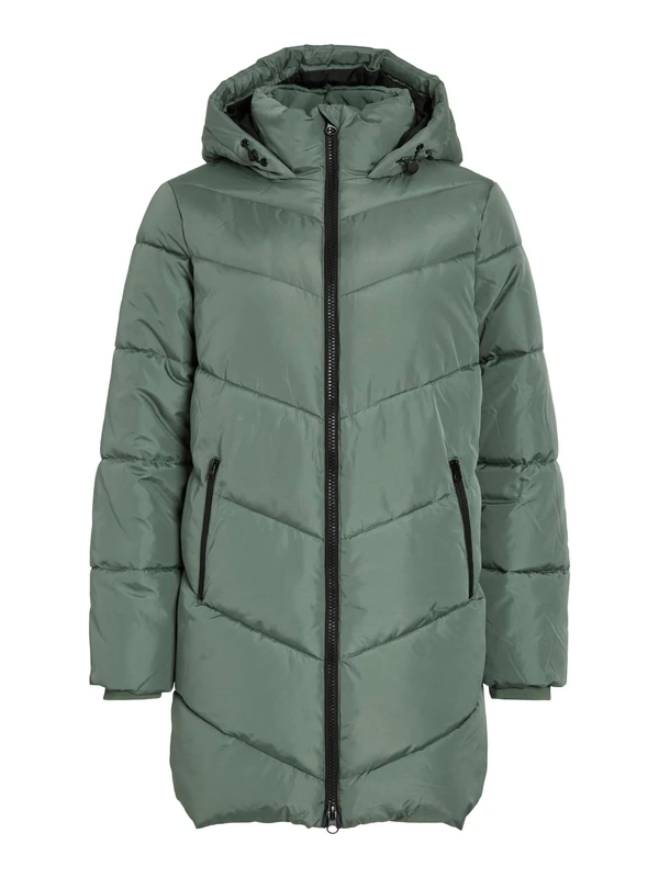 Vila Vimilja Noos Padded Coat, Laurel Wreath, 10 - Image 1