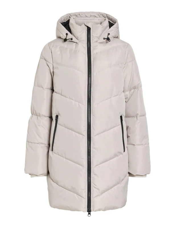 Vila Vimilja Noos Padded Coat, Chateau Gray, 12