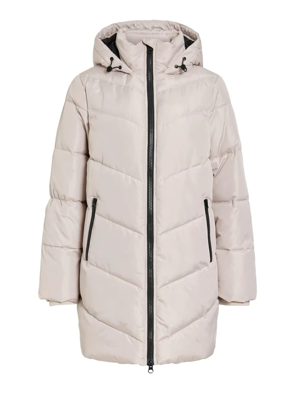 Vila Vimilja Noos Padded Coat, Chateau Gray, 8
