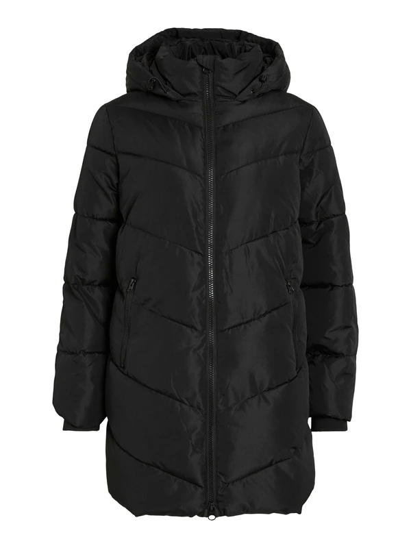 Vila Vimilja Noos Padded Coat, black beauty, 8