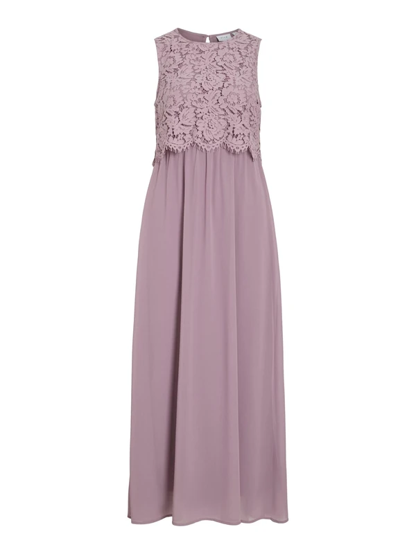 Vila Female Maxi Dress VIMILINA Sleeveless, Toadstool, 14