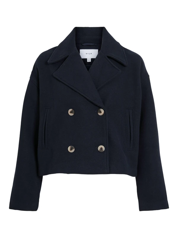 Vila Vikamina L/S Women's V-Neck Jacket Noos, Blazer navy, 16