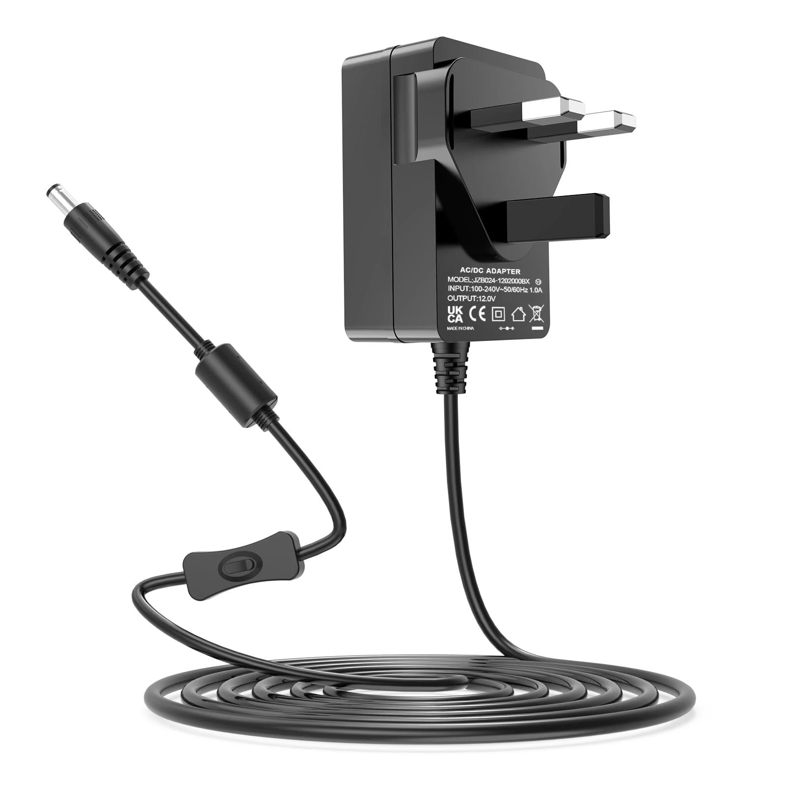 12V AC/DC Adapter 2A Power Supply Compatible with Fenair/Leishe/Hasipu/COOLJEEN/FENNIO Vanity Mirror Power Cord for Hansong DC117-15 DC11715 Hollywood Bedroom Light Up Vanity Makeup Mirror Light Bulbs