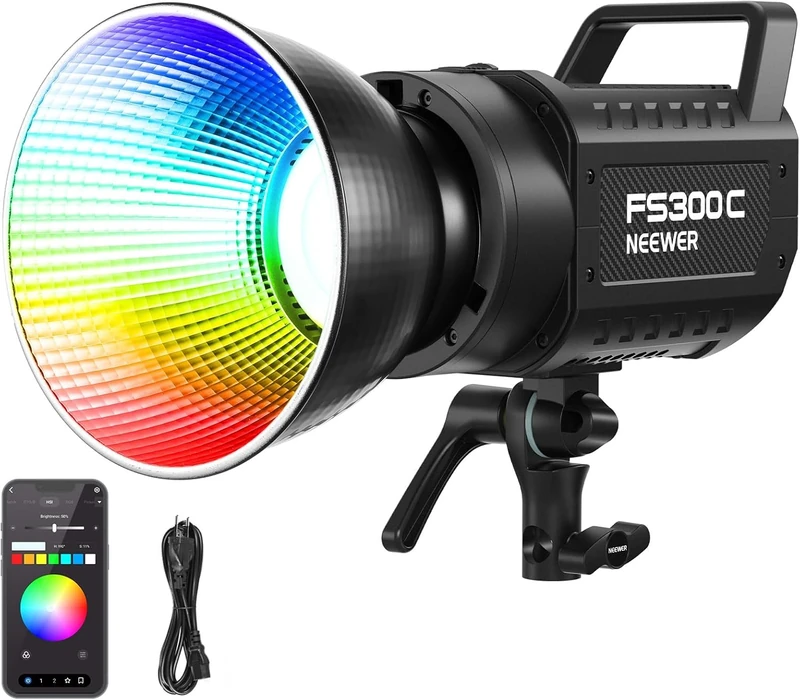 NEEWER FS150C 300W RGB COB Video Light - Bowens Mount