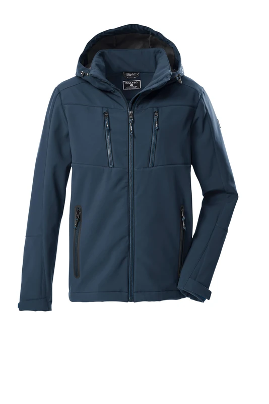Killtec KOW 79 MN SFTSHLL JCKT Men's Softshell Jacket with Zip-Off Hood Dark Blue 3XL 43323-000