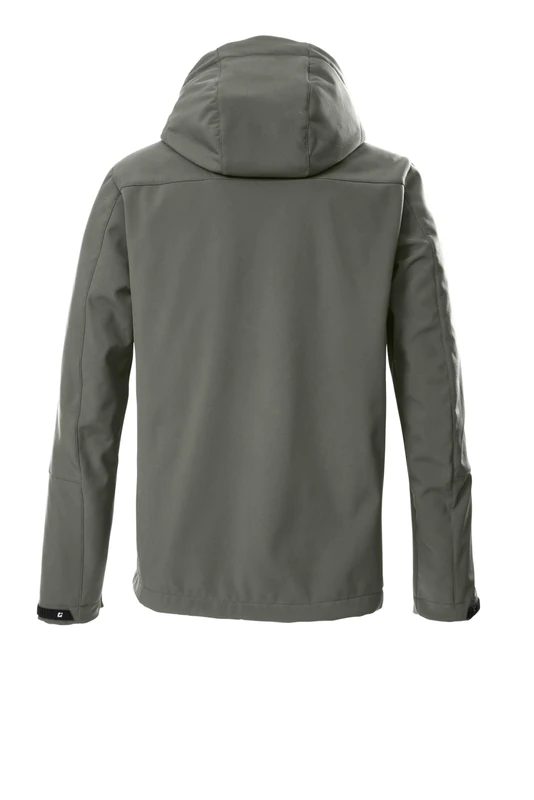 Killtec KOW 79 MN SFTSHLL JCKT Men's Softshell Jacket with Zip-Off Hood Olive 4XL 43323-000