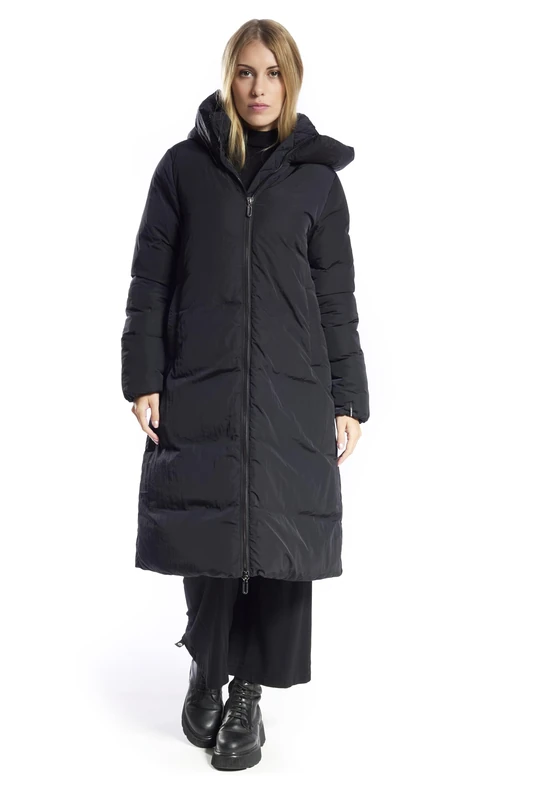 ICEPORT KATNISS Women's Padded Long Jacket - Black