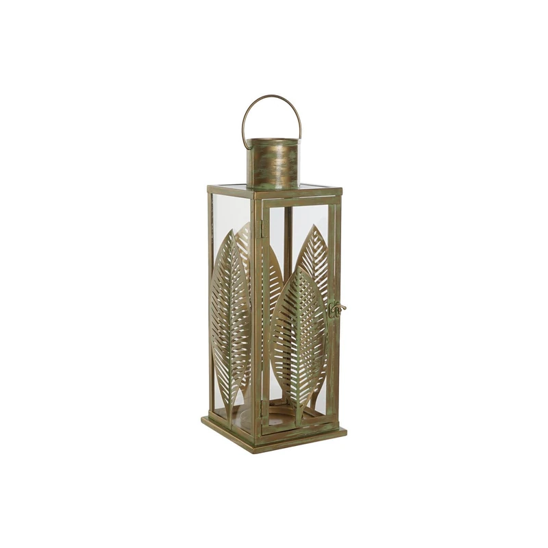 HOJAS Dorado Metal Farola 16.5X16.5X50 - Image 1