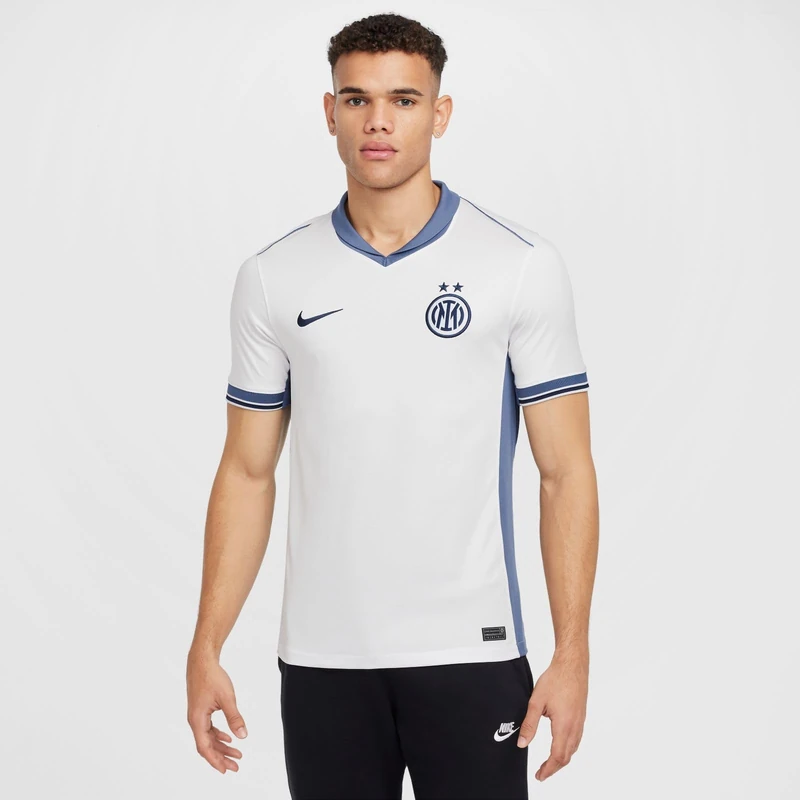 Nike Inter Milan 2024/25 Stadium Away Dri-Fit Replica Football Jersey for Men, Summit White/Iris Whisper/Midnight Navy, FN8793-123, S