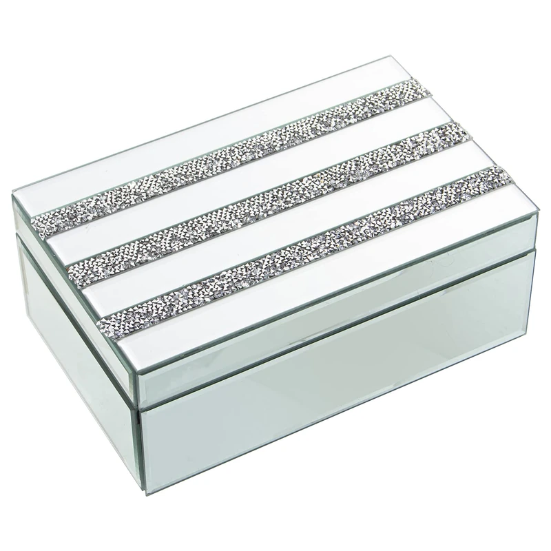 Joyero Crystal Espejo C/Brilliant 22 x 14 x 9 cm