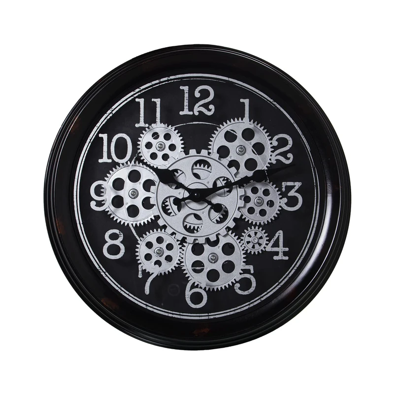 RELOJ DE PARED ø36 cm C/Acrylic Movement ° 36 x 7 cm, Batteries: 3 x AA Not Included - Image 1