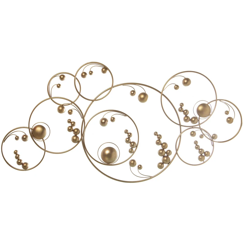 ADORNO PARED METAL DORADO 135X4.5X68CM - Image 1