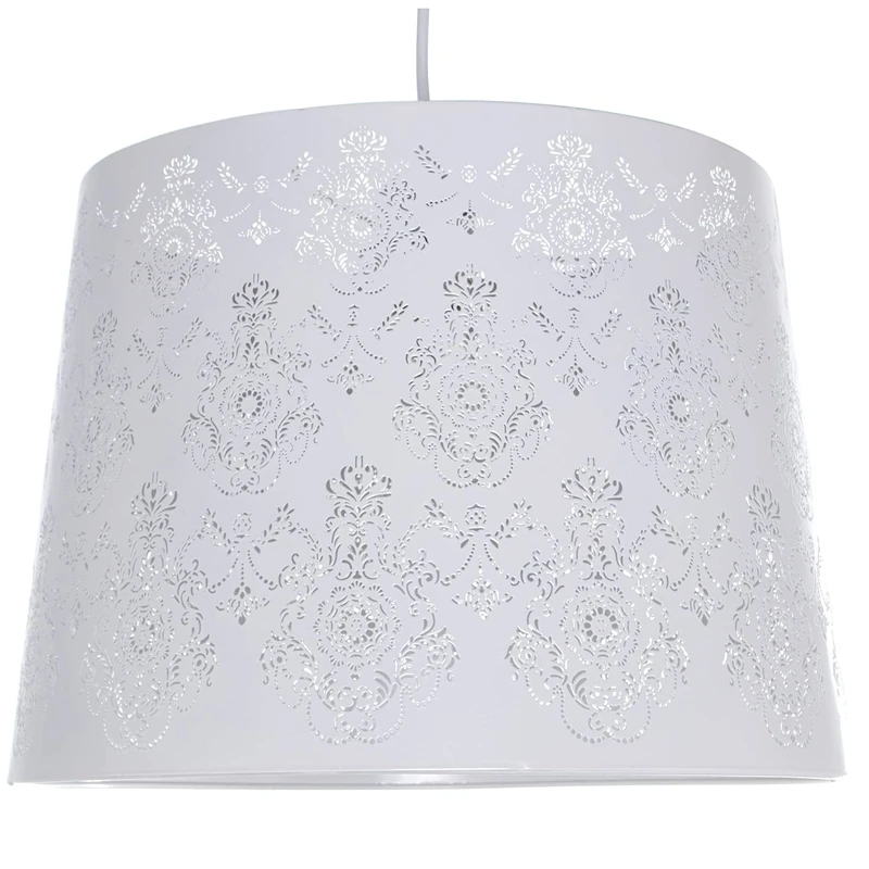 LÁMPARA TECHO Metal Blanco, 1XE27, MAX.60W NOT Include 35X25CM, Cable:85CM - Image 1