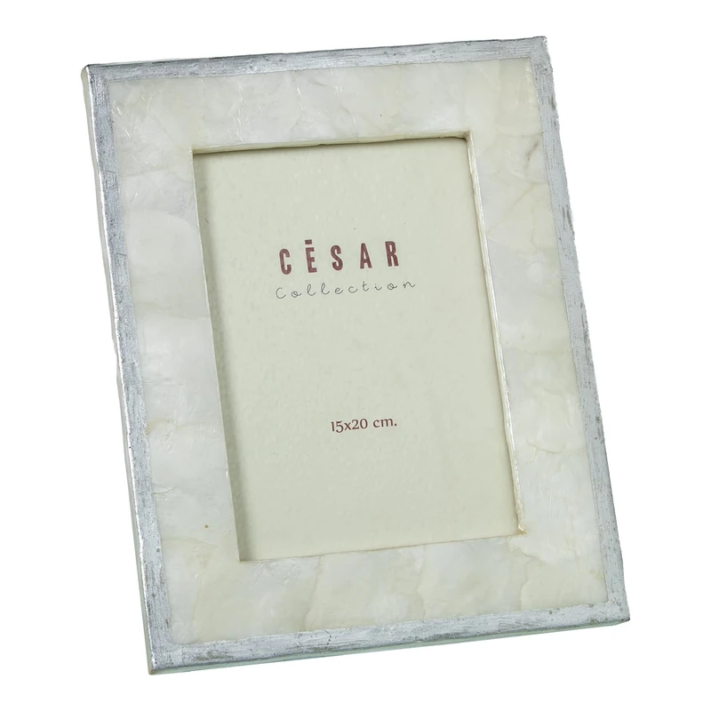 AlexandreHouse Photo Holder 15 x 20 cm Nácar Natural Wire Plated Pintado_EXT:22X27.5X1CM