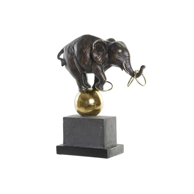 Metal Resin Figure, 31 x 13 x 41 cm, Black - Image 1