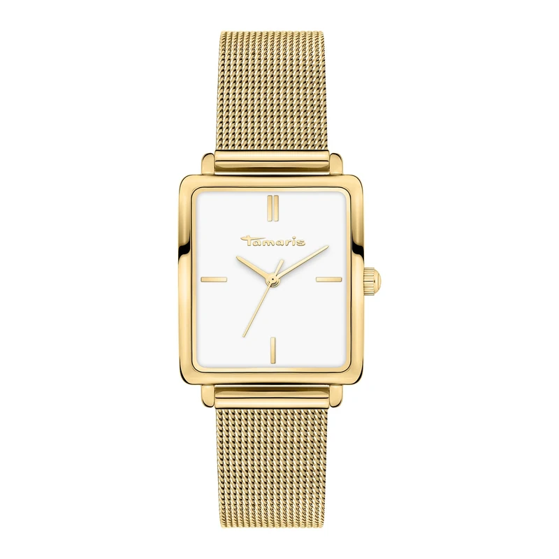 Tamaris TT-0184-MQ Women's Analogue Quartz Watch with Stainless Steel Strap, Gold