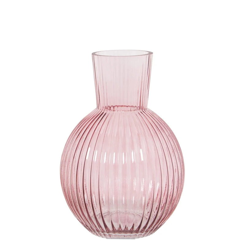 Jarron Crystal Pink 19 x 29 cm, Mouth: 10 cm, Base: °10 C