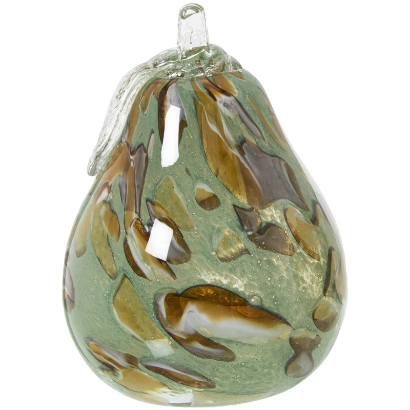 Pear Shape Crystal Green Tierra 11 x 17 cm - Image 1