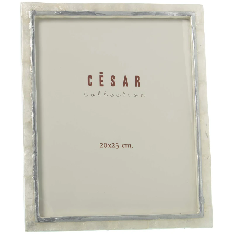 AlexandreHouse Photo Holder 20 x 25 cm Nacar Natural/Plate Pintada - Image 1