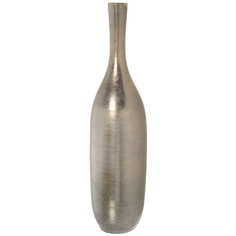 JARRÓN CERÁMICA 80 CM PLATA °20X80 CM