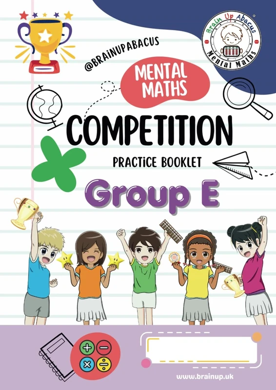 BUA Competition Practice Booklet Group E - Mental Arithmetic Paper
