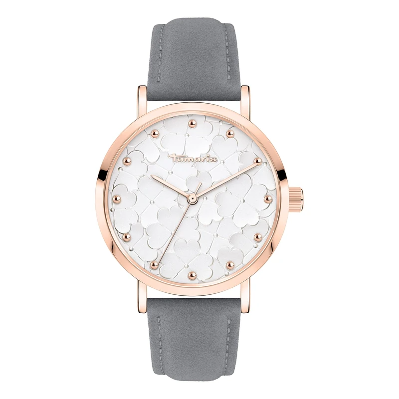 Tamaris TT-0182-LQ Women's Analogue Quartz Watch with Leather Strap, Rose Gold