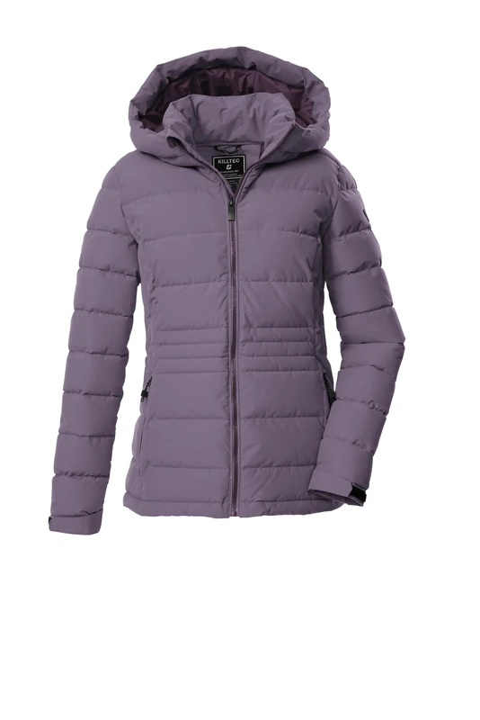 Killtec KOW 10 WMN QLTD JCKT 43302-000 Women's Quilted Down Jacket with Hood Lavender 50