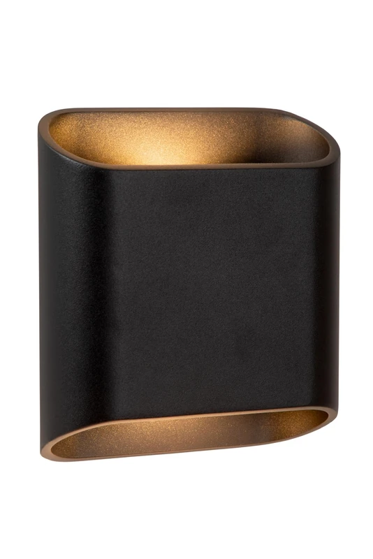 LUCIDE ATILA - Wall Light Indoor/Outdoor - LED Dim. - 2x5W 2700K - IP65 - Black
