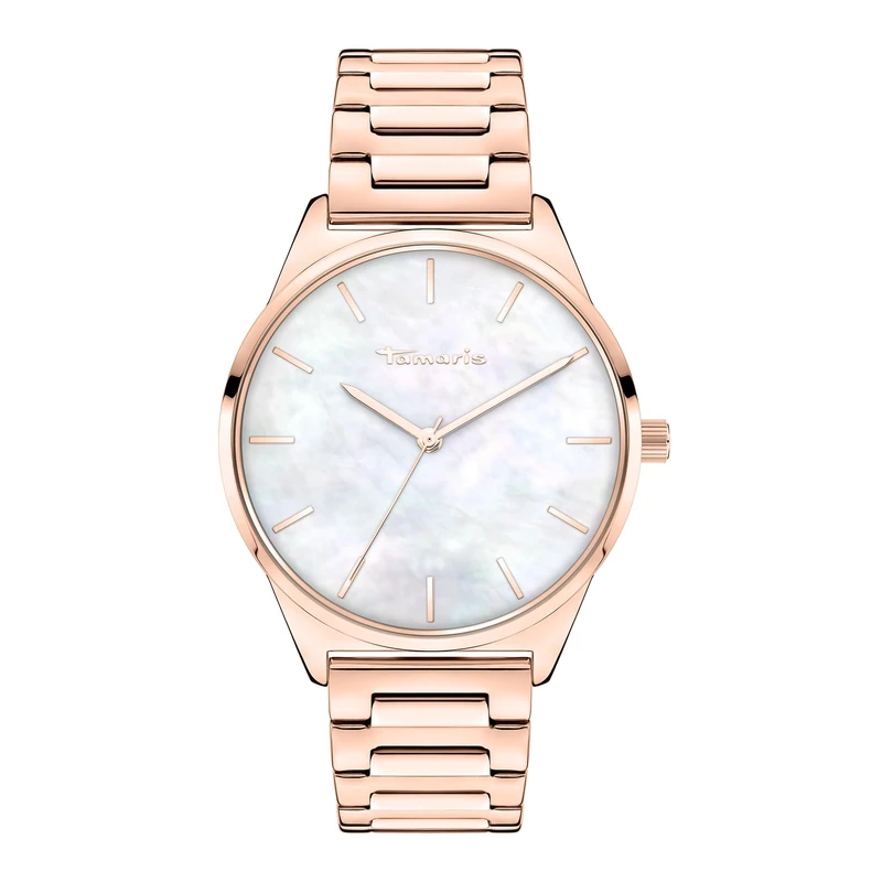 Tamaris TT-0177-MQ Women's Analogue Quartz Watch with Stainless Steel Strap, Rose Gold