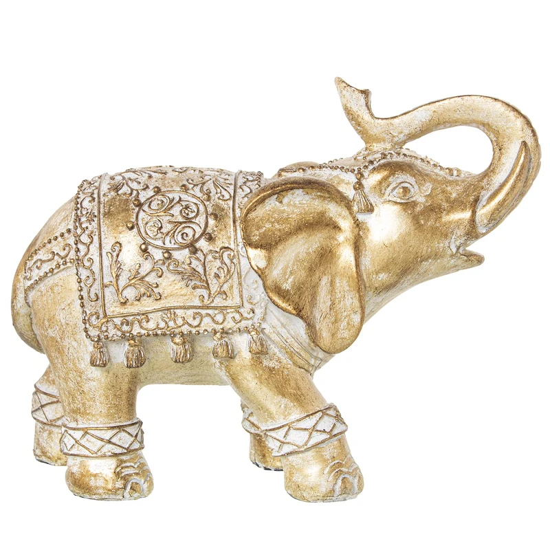Dorada Elephant Resin Figure, 23 x 10 x 18 cm